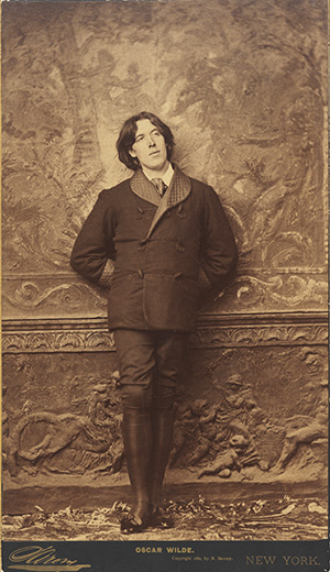 Наполеон Сарони. Оскар Уайльд. 1882. Альбуминовый отпечаток. Национальная портретная галерея, Лондон